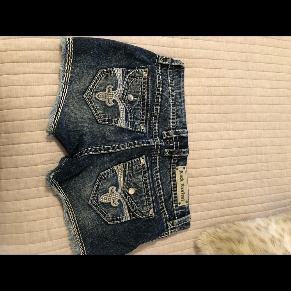 Rock revival Jean shorts